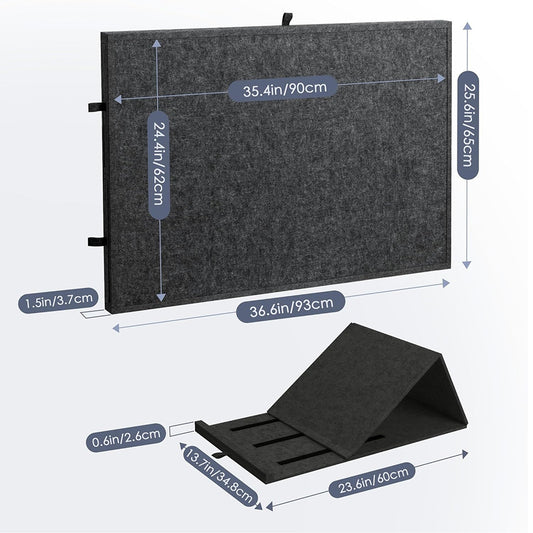 Knitpuzzle Portable Puzzle Board: Comes With An Adjustable Stand And Dust Cover, Easily Moving Unfinished Puzzle Pieces and Keeping Pets and Dust Out of Reach.