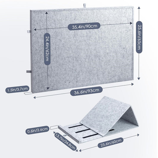 Knitpuzzle Portable Puzzle Board: Comes With An Adjustable Stand And Dust Cover, Easily Moving Unfinished Puzzle Pieces and Keeping Pets and Dust Out of Reach.